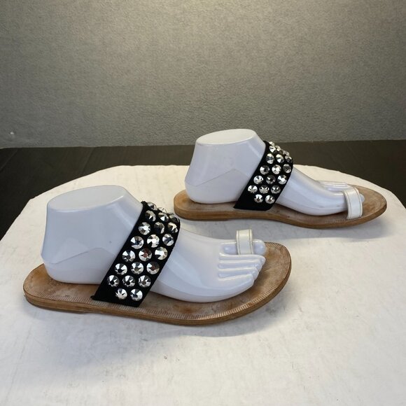 Pedro Garcia‎ España,Xenia studded slide sandals size 39.5 US 9,Black  $450 - Picture 1 of 12